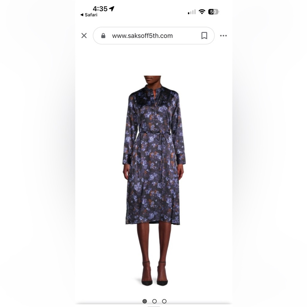 Vince Plumeria Blooms A-Line Dress
